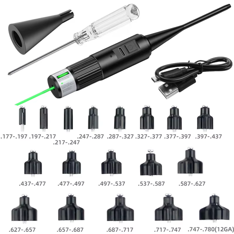 Colimador láser recargable USB para rifle y escopeta - imagen 3