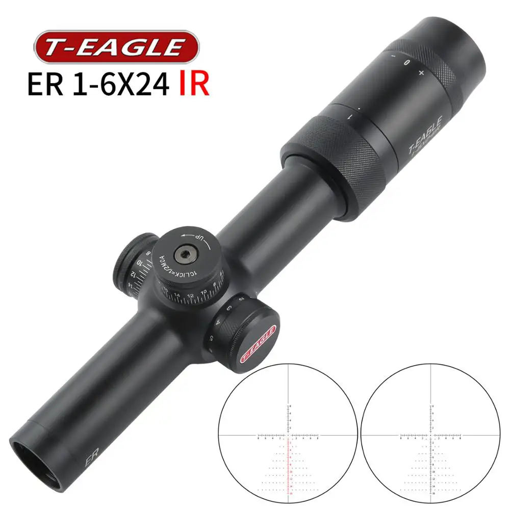 T-EAGLE ER Visor táctico IR rojo/verde con colimador para rifle - imagen 4