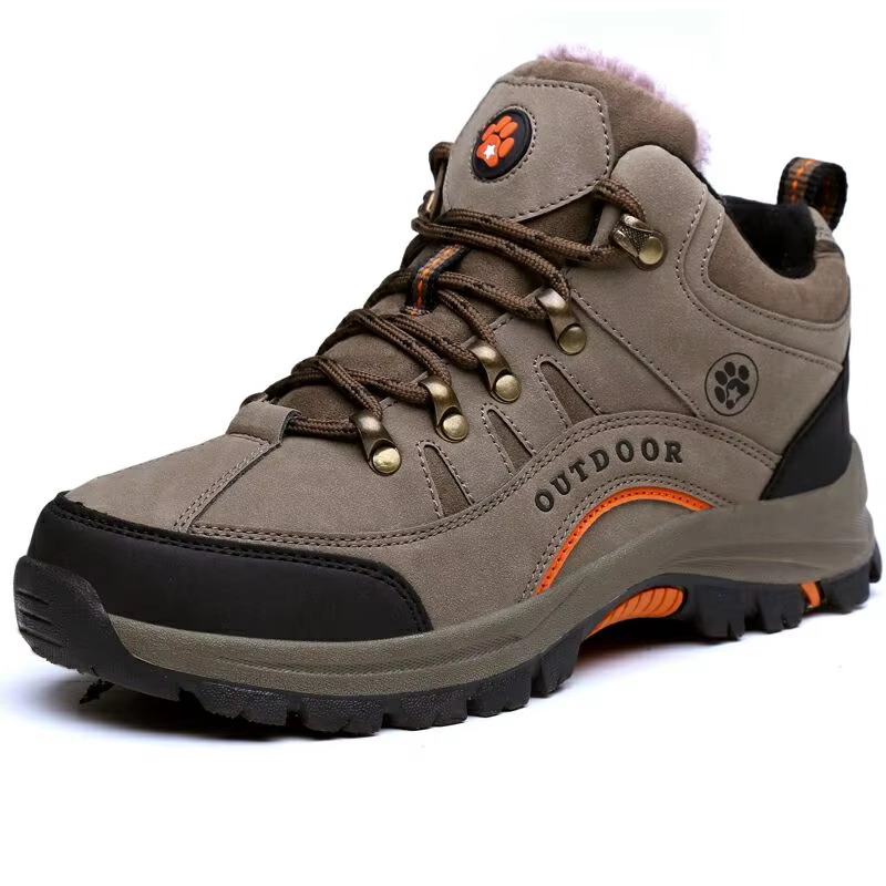 HIKEUP Botines impermeables de cuero genuino senderismo transpirable