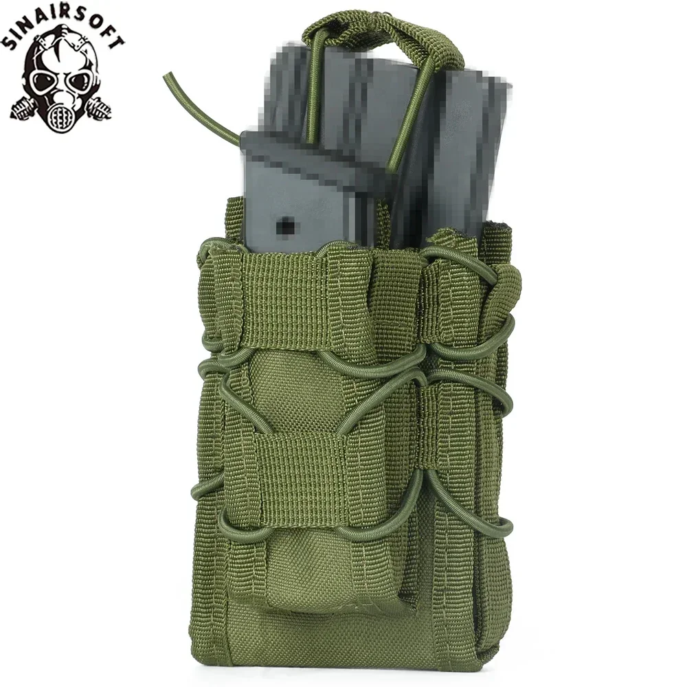 Bolsa táctica MOLLE para cargadores individuales o dobles 5,56/7,62 mm - imagen 2