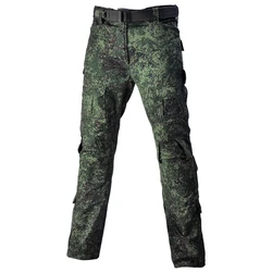 Pantalones tácticos de combate camuflaje ripstop con bolsillos cargo