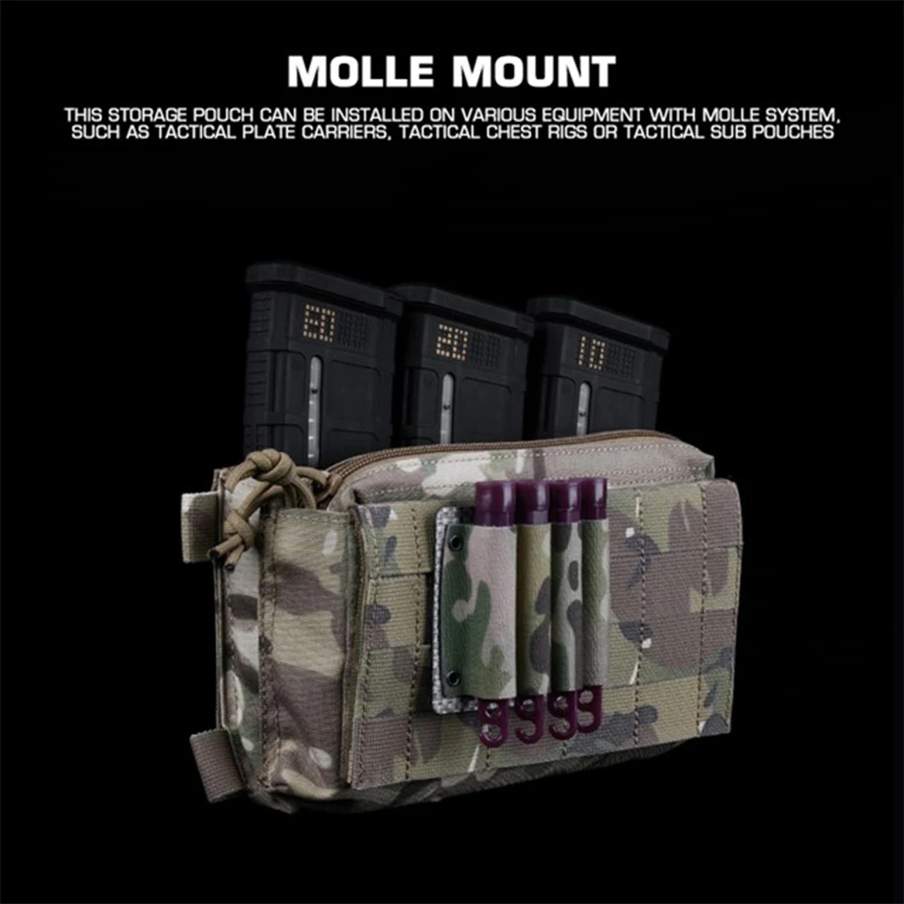 Porta barritas luminosas MOLLE bolsa táctica para chaleco y cinturón