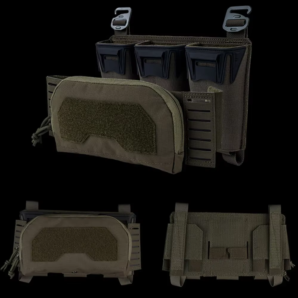 Bolsa táctica cargadores compatible chaleco airsoft caza - imagen 2