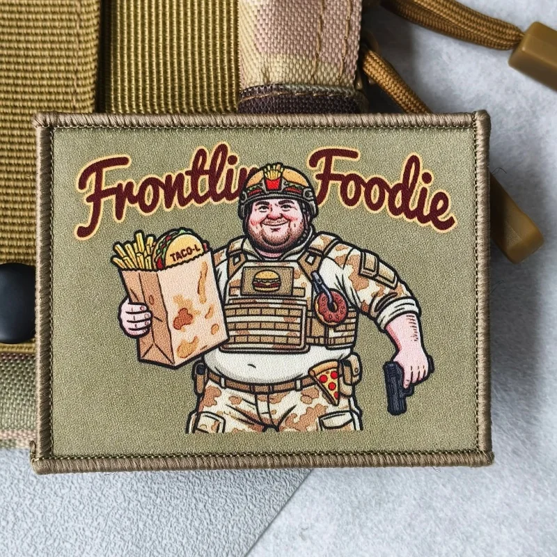 Frontline Foodie parche táctico estampado con gancho y bucle - imagen 2
