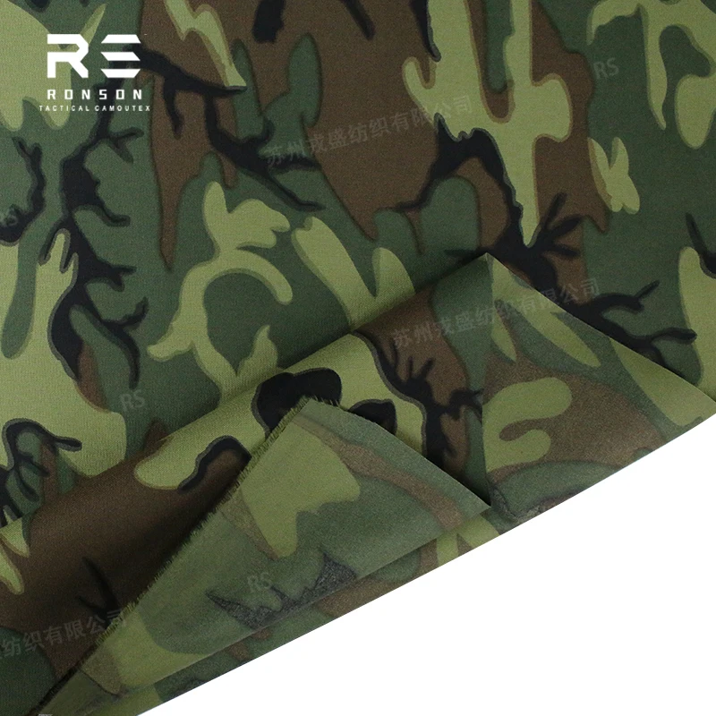 Mochila táctica de Cordura camuflaje ERDL Woodland impermeable PU - imagen 2