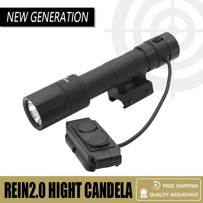 CD REIN 2,0 linterna táctica para rifle de carril Picatinny - imagen 3