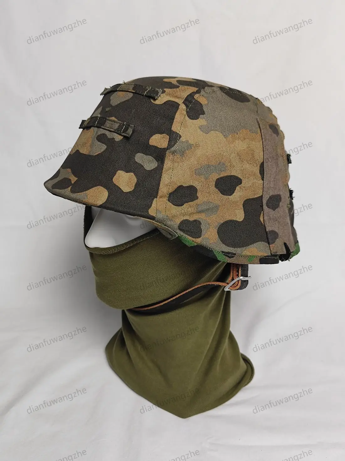 Funda cubrecasco táctico M35 alemán reversible camo roble DOT44 - imagen 2