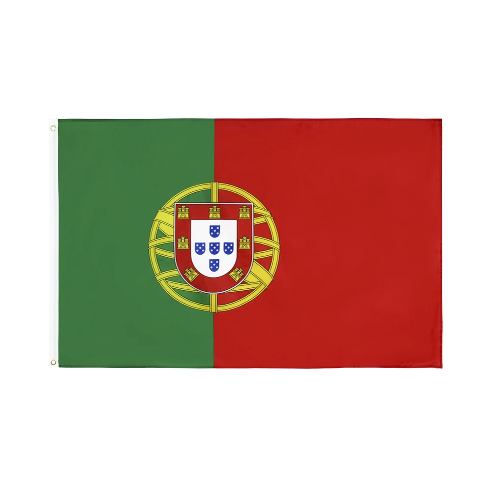 Bandera portuguesa para decoración, vista general