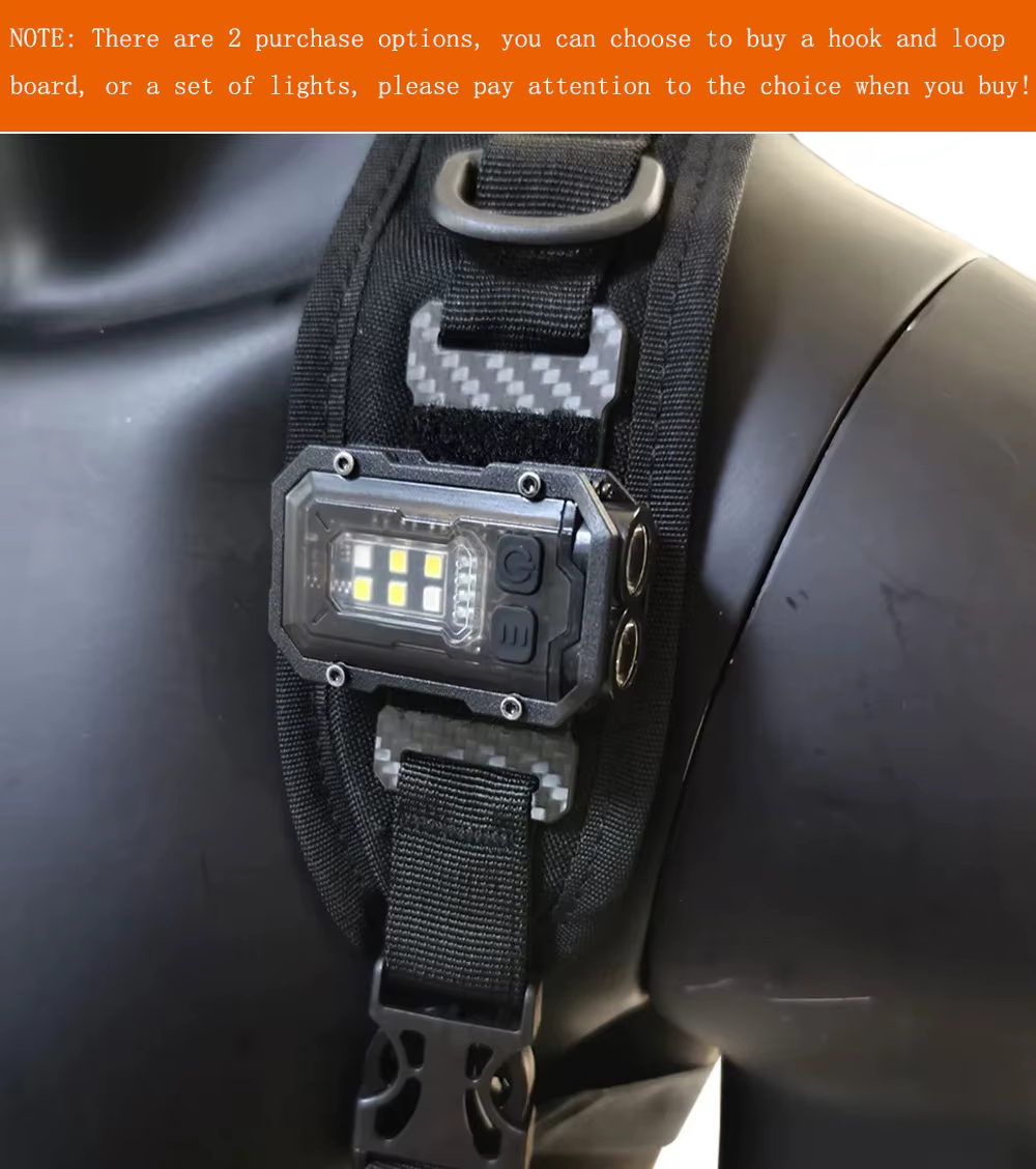 Linterna táctica EDC vista frontal con LED