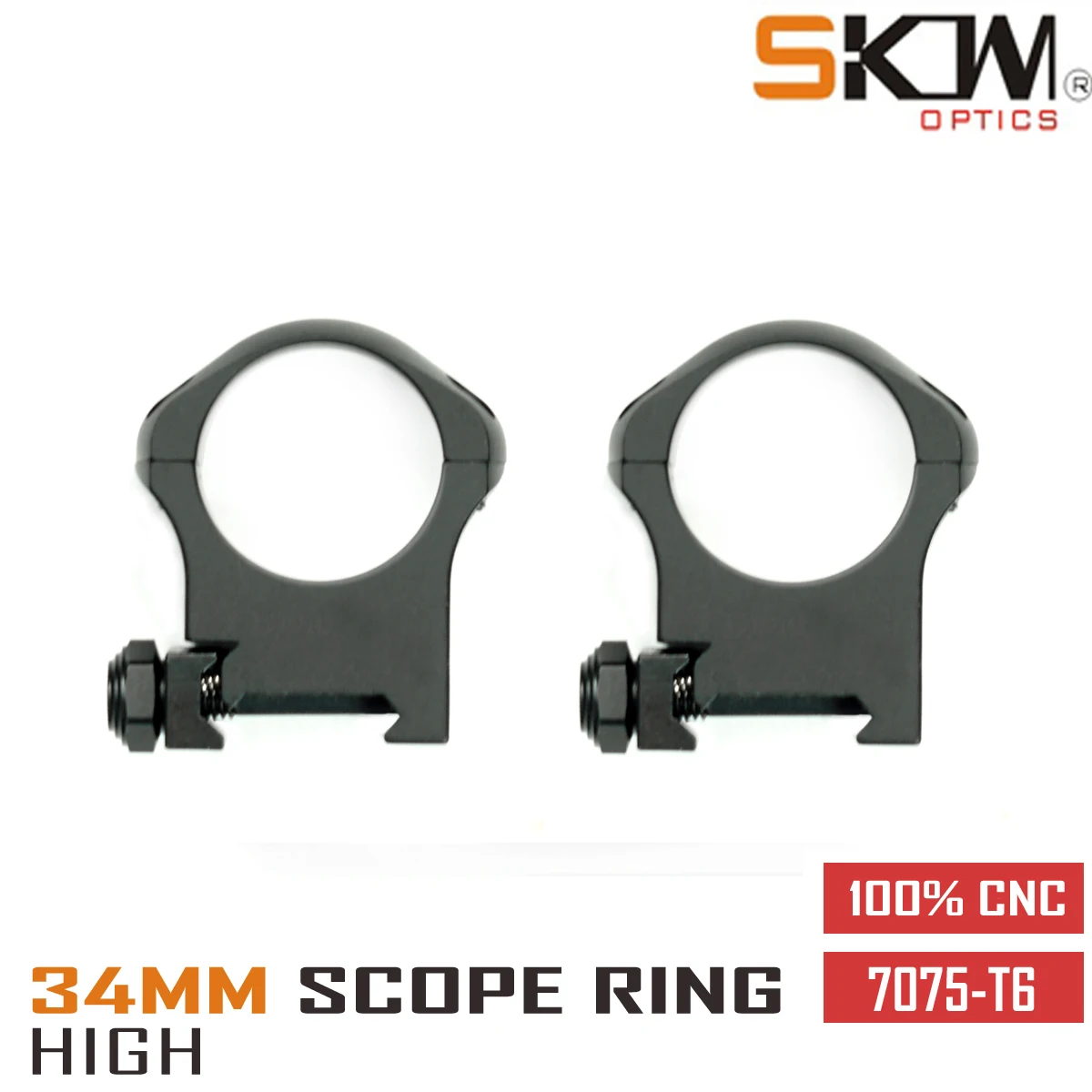SKWOPTICS anillas para mira telescópica Picatinny CNC - imagen 4