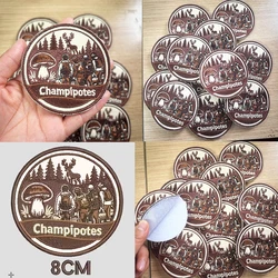 Parche personalizado Prajna con logo – Velcro o termoadhesivo