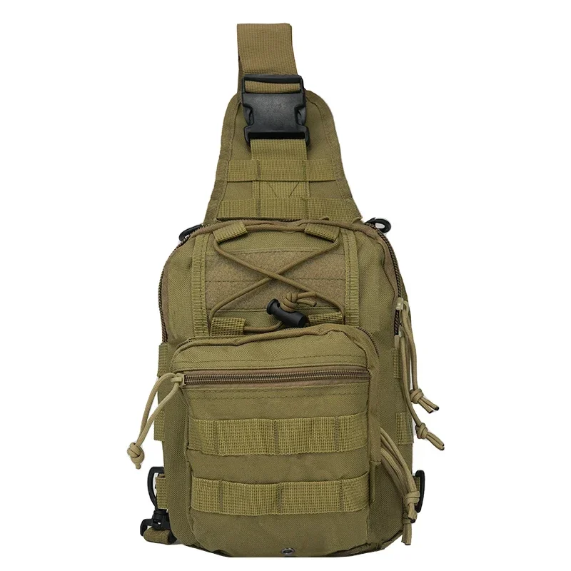 Bolsa táctica MOLLE para pecho con funda de pistola tipo bandolera - imagen 3
