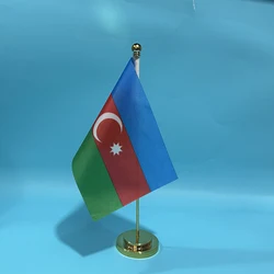 Bandera de Azerbaiyán de escritorio poliéster