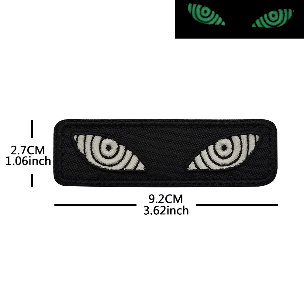 Parche táctico bordado luminoso ojo de gato para uniforme - imagen 5