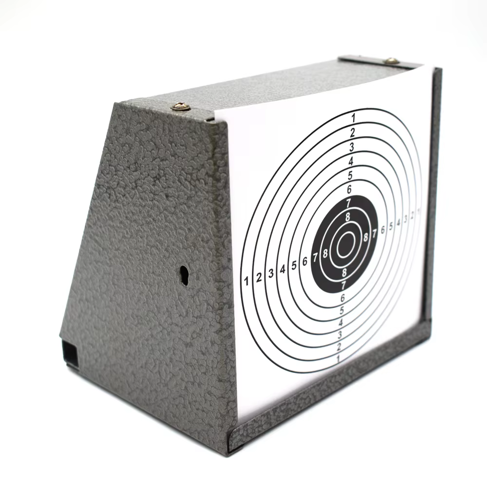 Caja metálica tiro táctico con dianas práctica pistola rifle - imagen 4