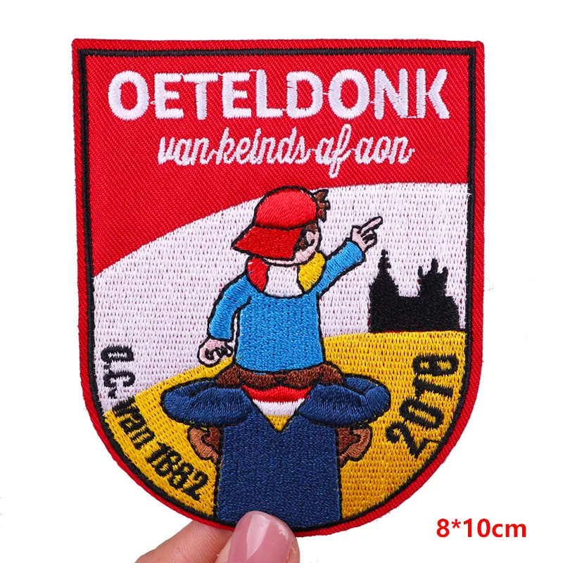 Parche bordado Oeteldonk para planchar y coser – emblema carnaval - imagen 5