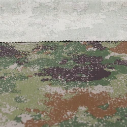 Anti-Nova Tela de camuflaje ignífuga en algodón y terciopelo