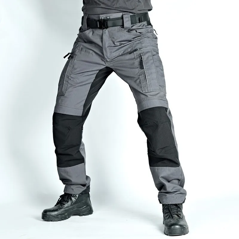 Pantalones cargo tácticos hombre ripstop resistente al desgaste - imagen 4