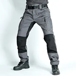Pantalones cargo tácticos hombre ripstop resistente al desgaste