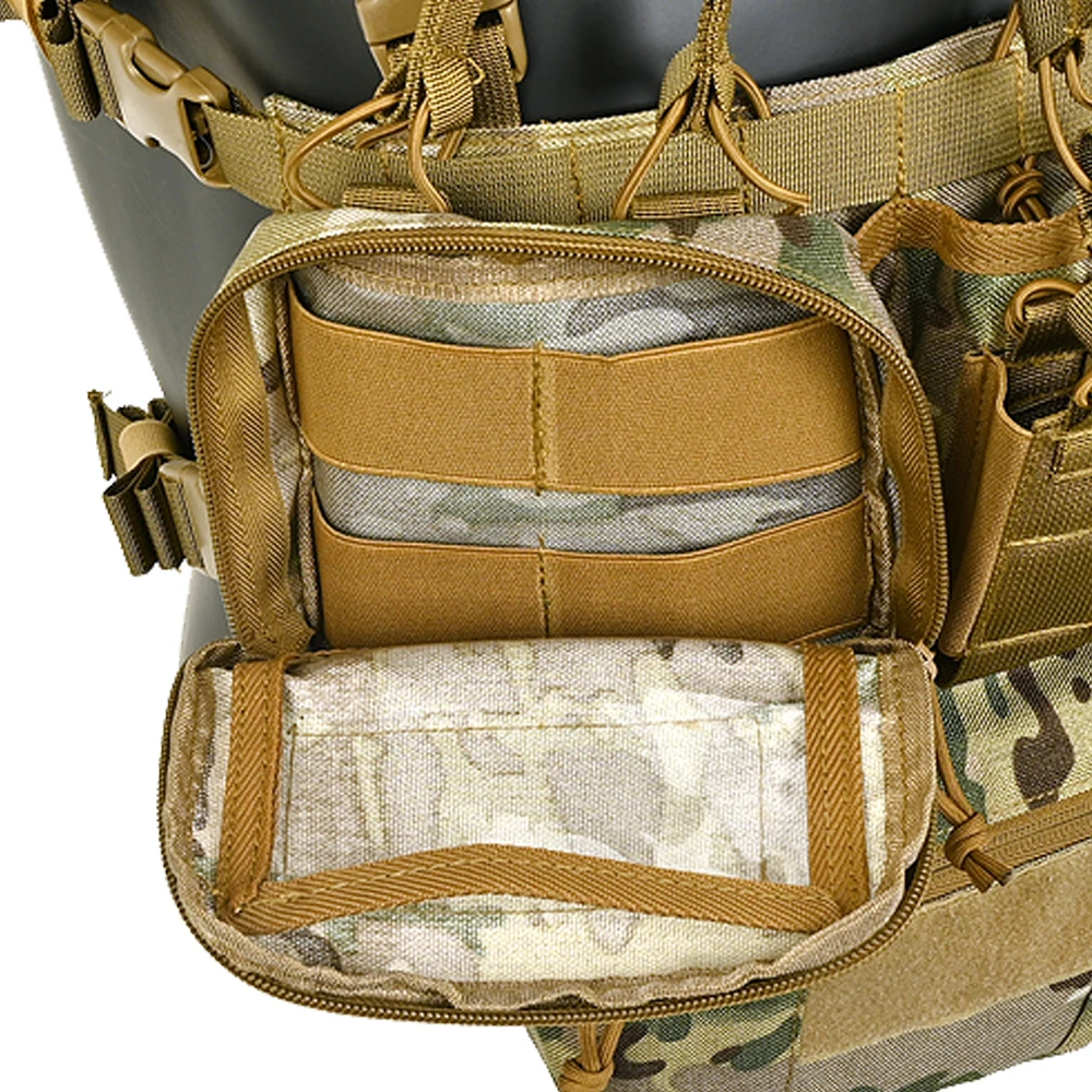 CS Match TCM Chest Rig – Chaleco táctico MOLLE porta cargadores Airsoft - imagen 3