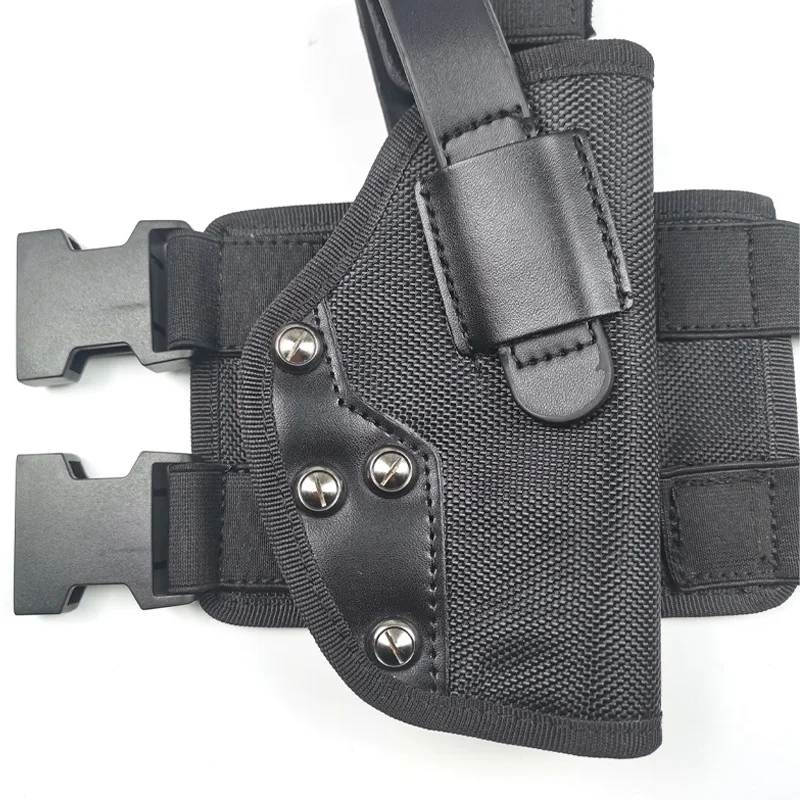Funda táctica de pistola en muslo universal para pierna derecha - imagen 3