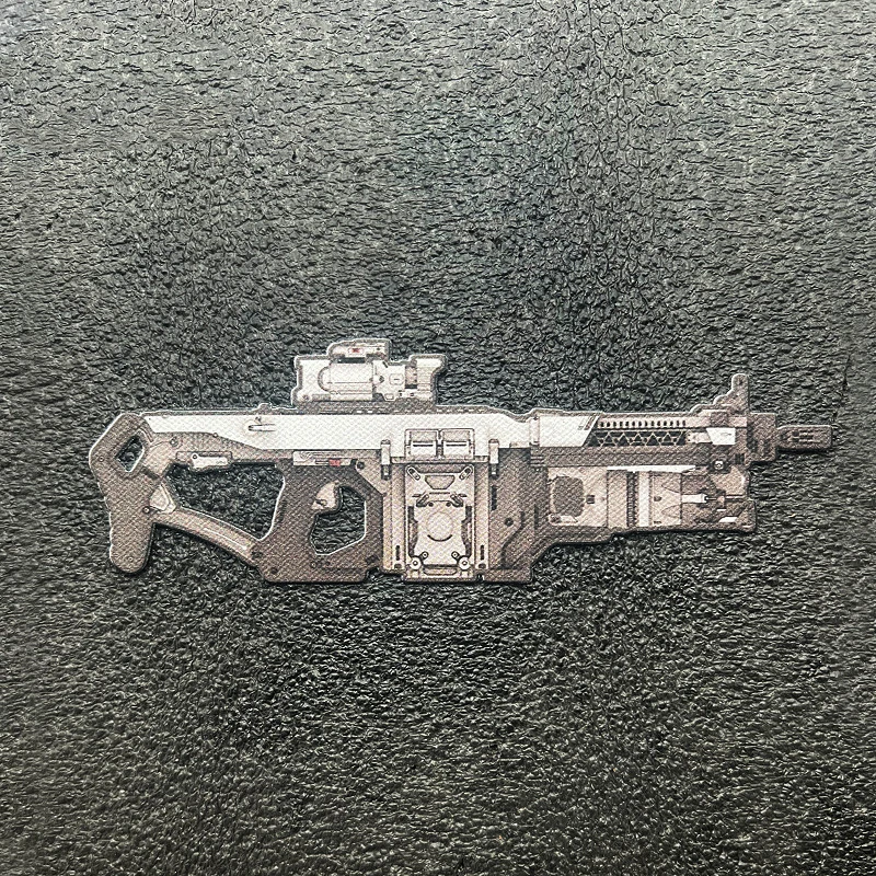 Parche táctico rifle Q adhesivo para MOLLE o casco