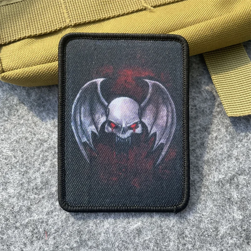 Parche táctico Night Lord 40k – Brazalete militar con gancho y bucle - imagen 4