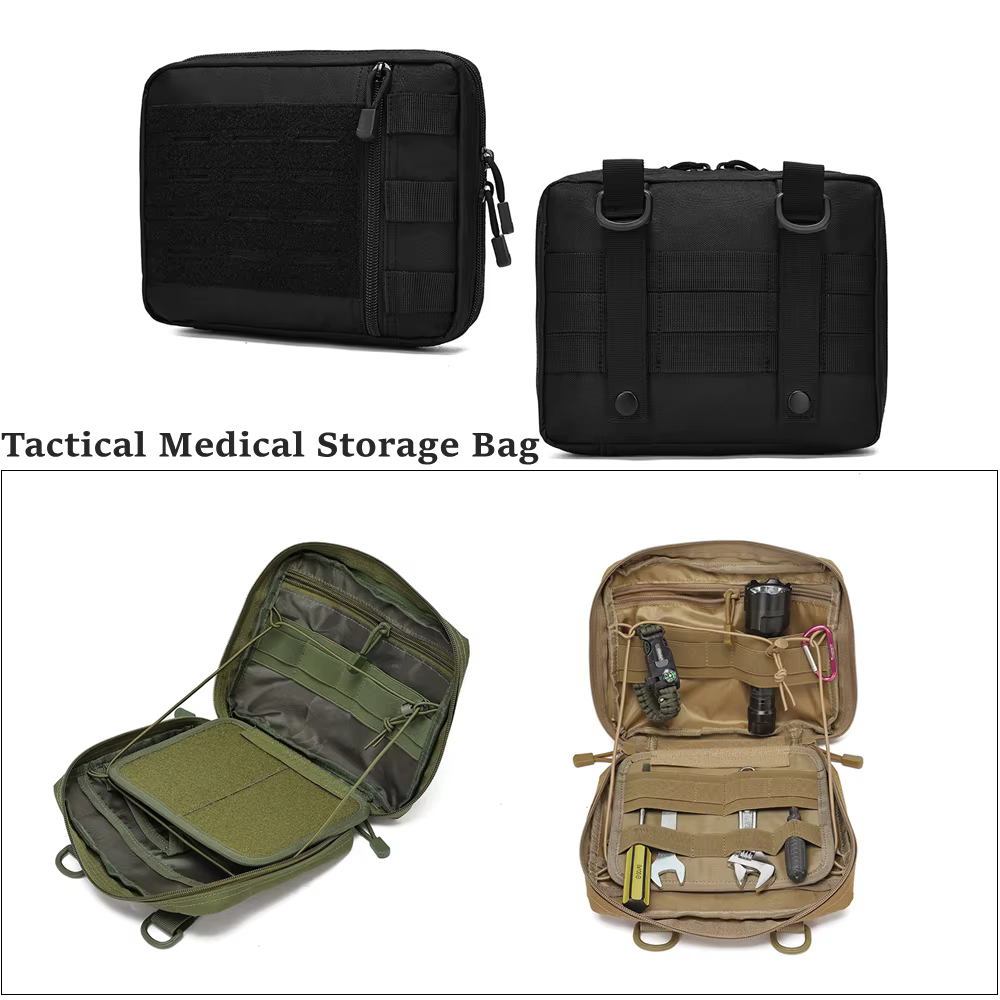 Bolsa táctica de primeros auxilios portátil gran capacidad exterior - imagen 4