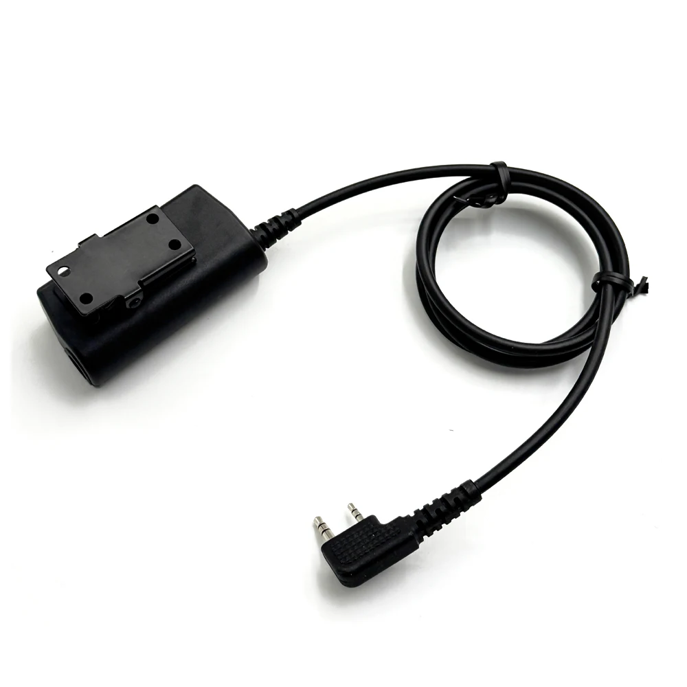 YHKEMA Adaptador PTT táctico para auriculares de comunicación