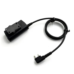 YHKEMA Adaptador PTT táctico para auriculares de comunicación