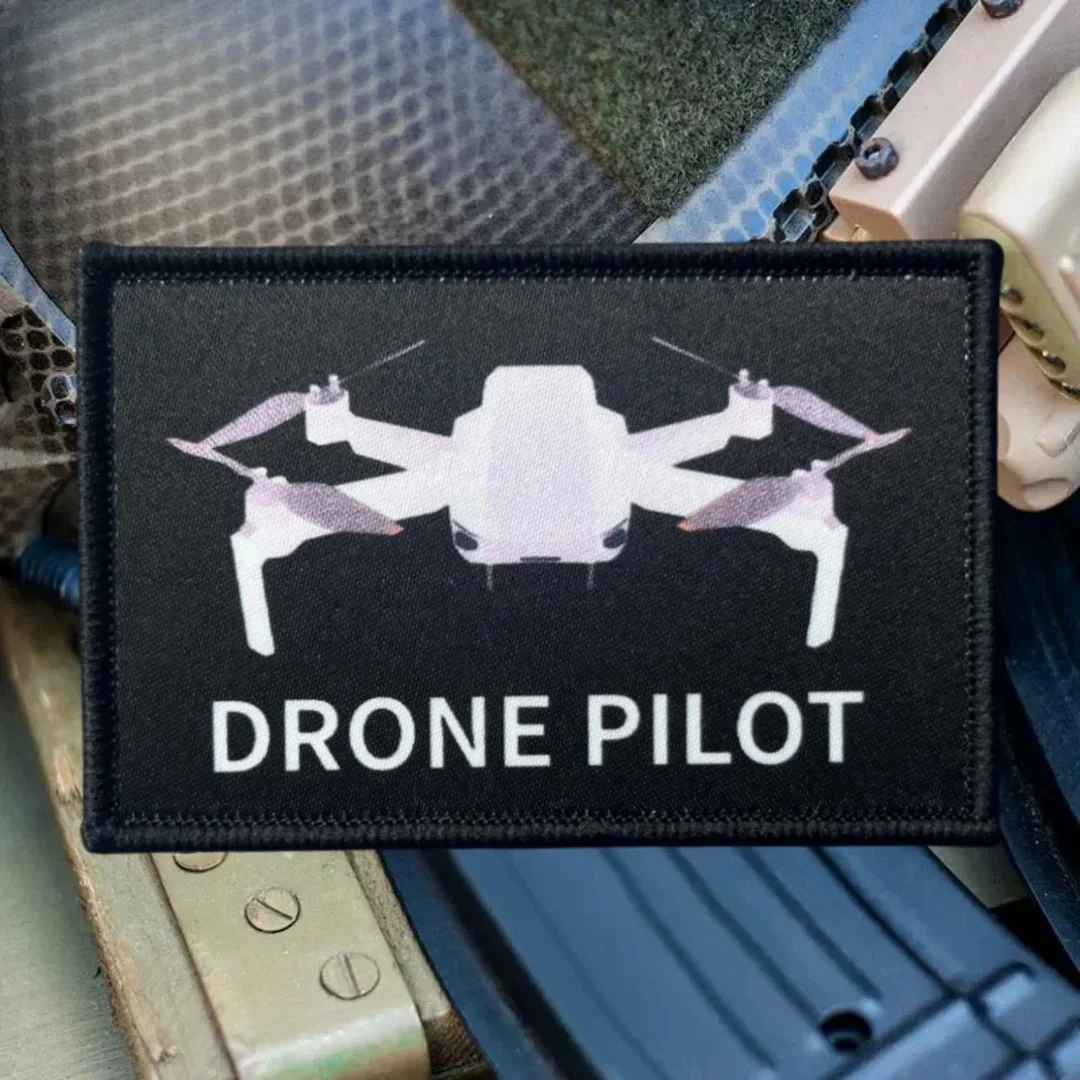 Brazalete táctico Ace piloto dron – Parche adhesivo bordado - imagen 2