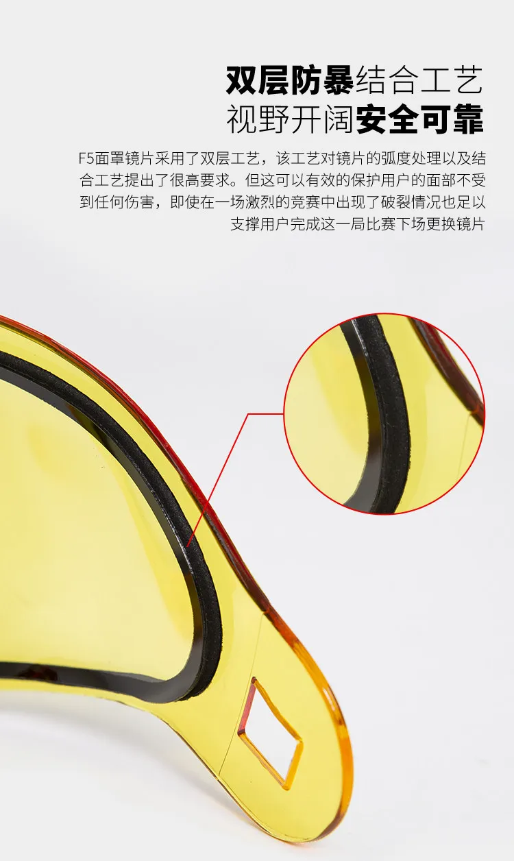 Gafas en uso sobre casco de obra