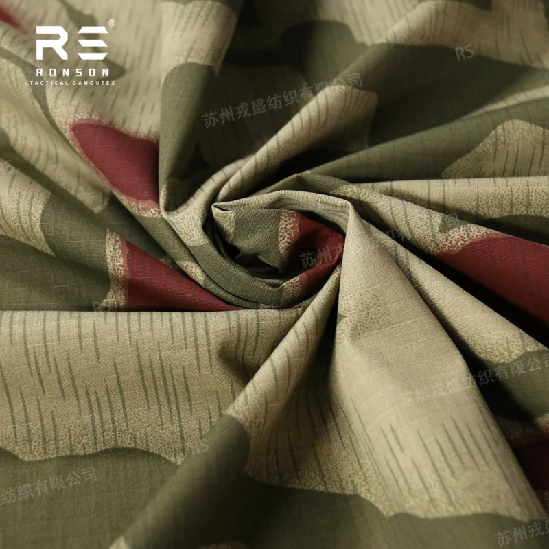 NC5050 tela camuflaje Sumpfmuster Marsh ripstop NYCO algodón-nailon - imagen 2