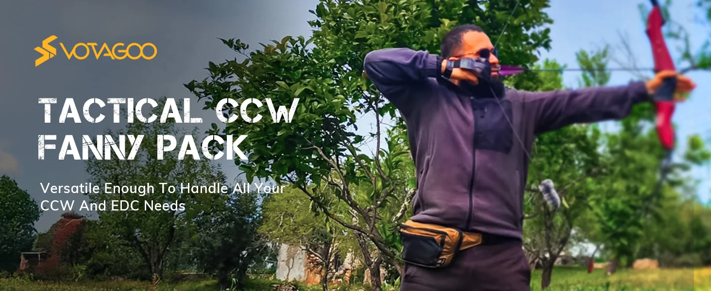 Riñonera táctica VOTAGOO CCW con compartimentos