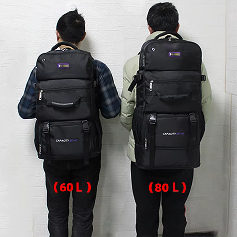 Mochila trekking 60L ripstop nailon para senderismo y acampada - imagen 3