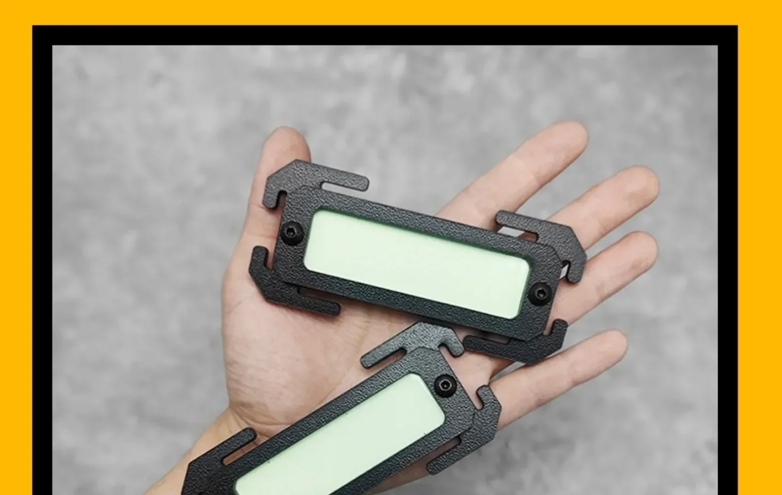 Accesorios MOLLE táctico noctilucentes plásticos para mochila chaleco - imagen 4