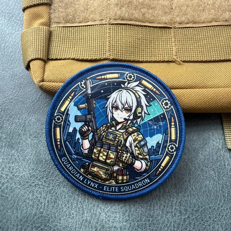 Parche táctico anime para chicas con velcro, mochila exterior - imagen 2