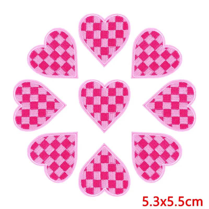 YK2 parches bordados termoadhesivos con amor para chaqueta y gorra - imagen 3