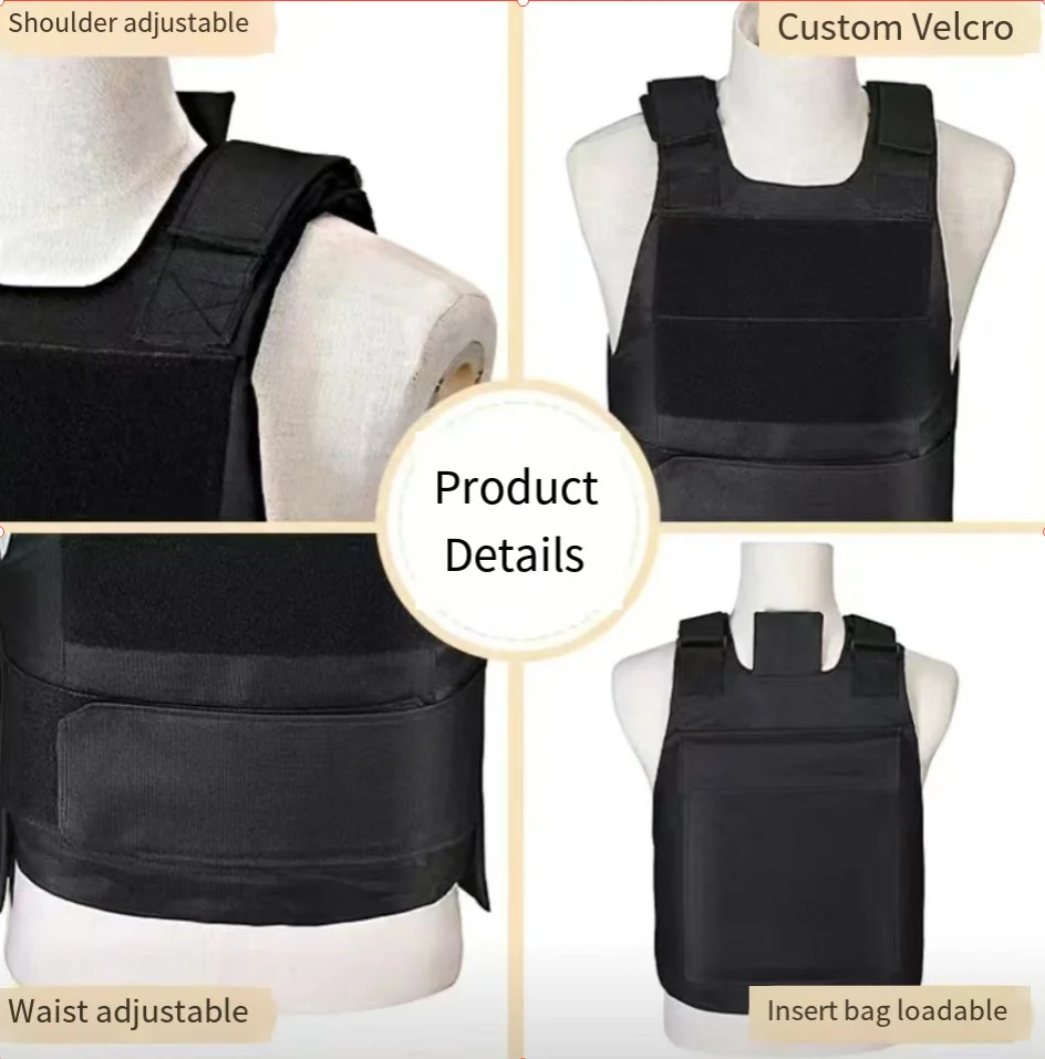 Chaleco táctico resistente a puñaladas – Protección anti corte - imagen 4