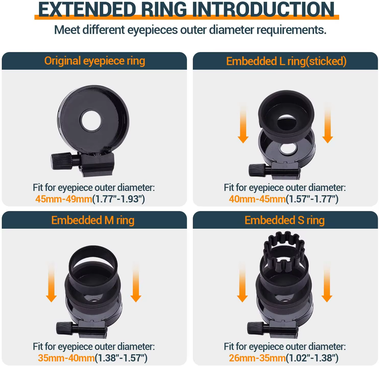 Adaptador para telescopio y binocular – Soporte móvil - imagen 4