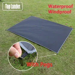 Colchoneta impermeable camping ripstop con bolsillo para playa