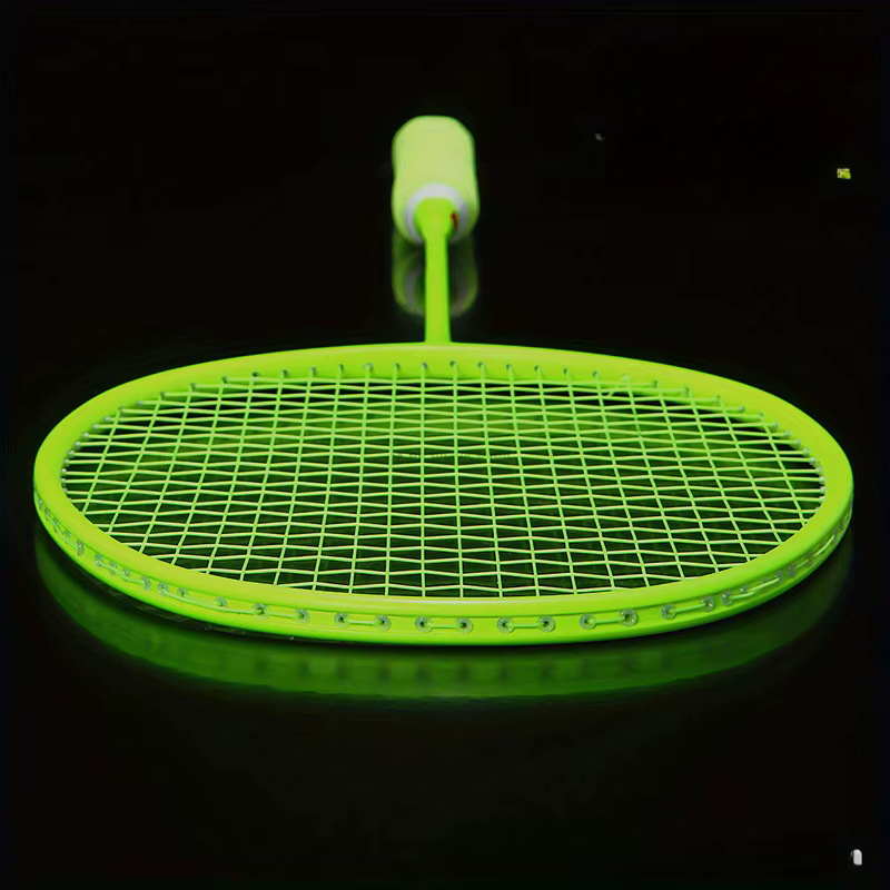 Raqueta bádminton fibra de carbono ligera con protector adhesivo - imagen 4