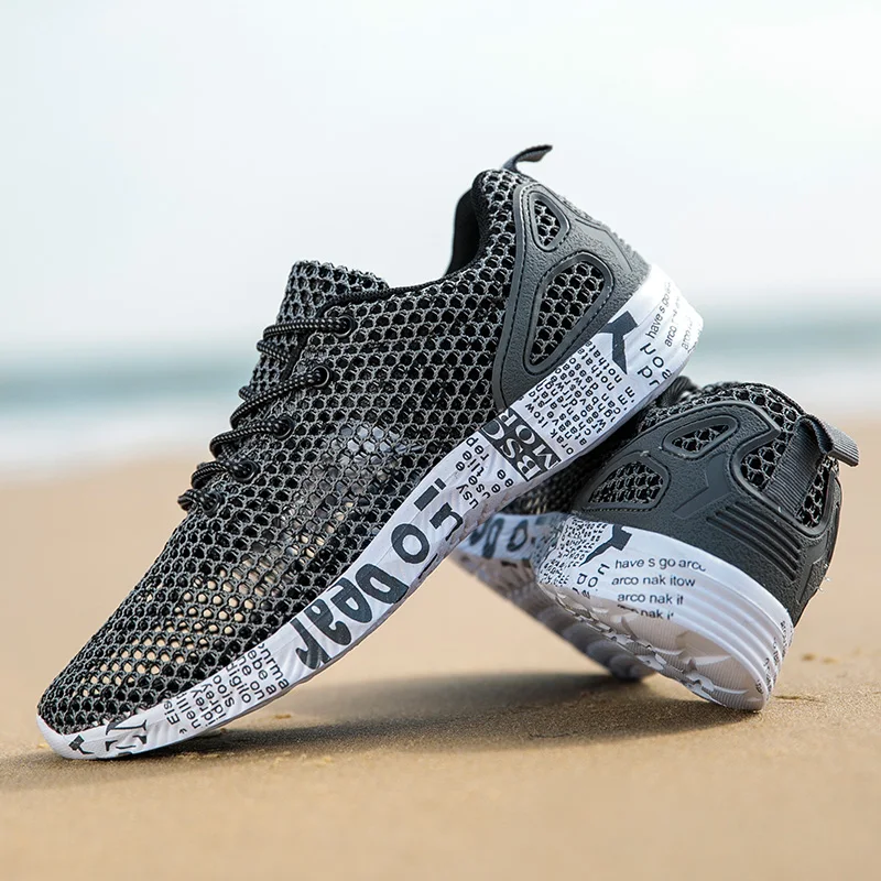 Zomer zapatillas acuáticas transpirables de malla con espuma - imagen 3