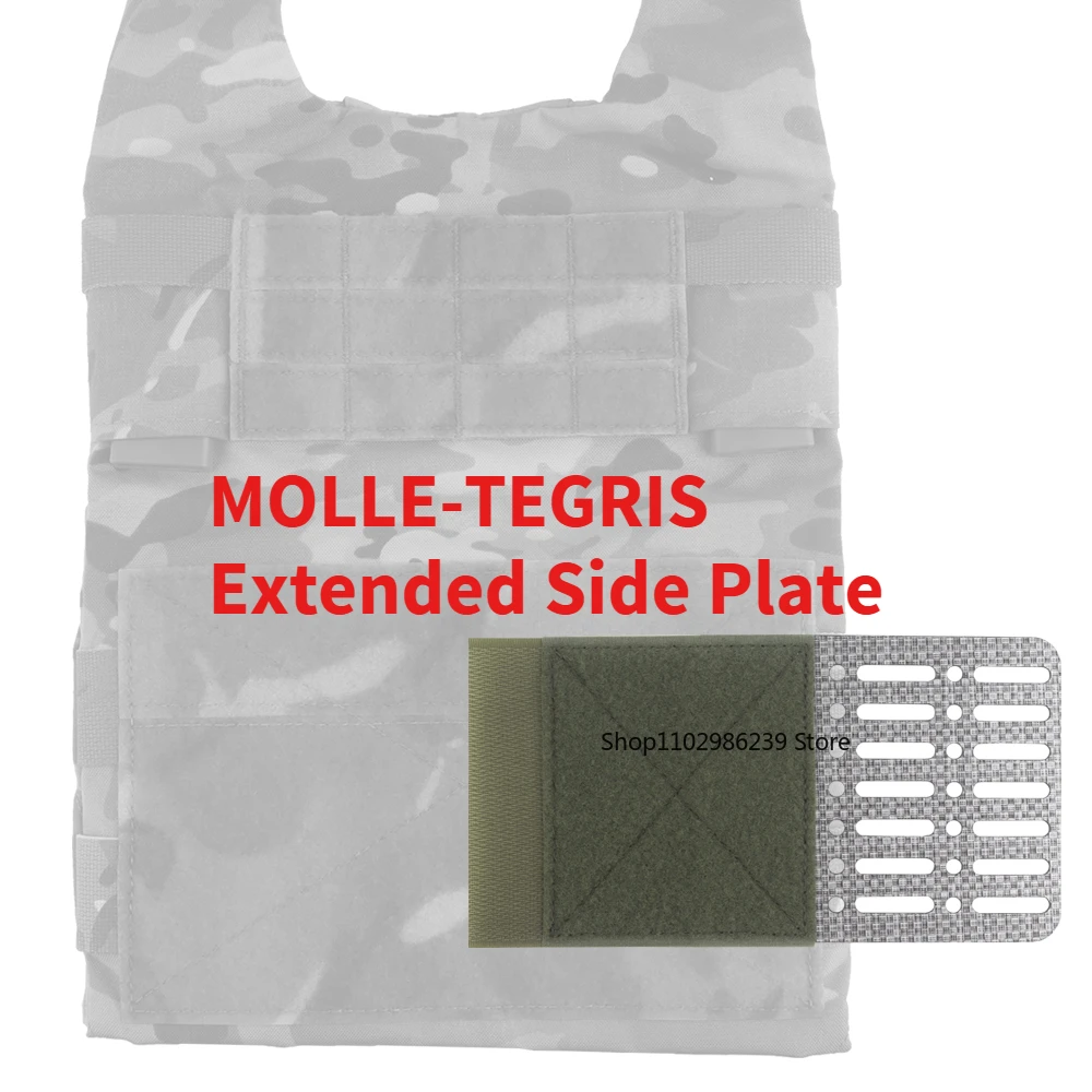 Chaleco portaplacas MOLLE Tegris con asas laterales y fijación - imagen 4