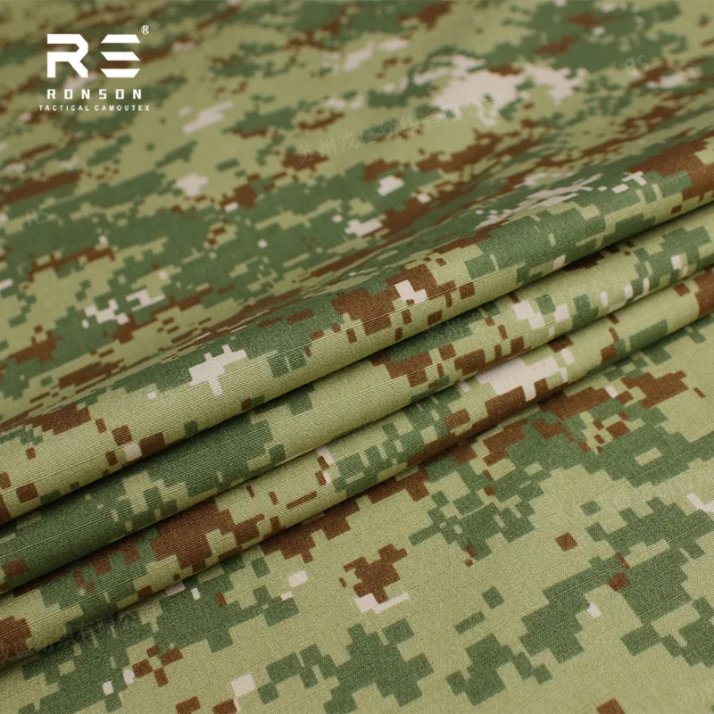 Tela táctica ripstop camuflaje digital boscoso Guardia Nacional Kuwait - imagen 2