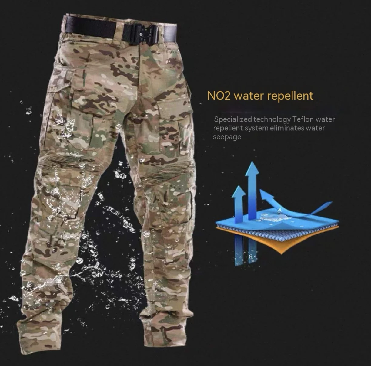 Pantalones en contexto de uso exterior
