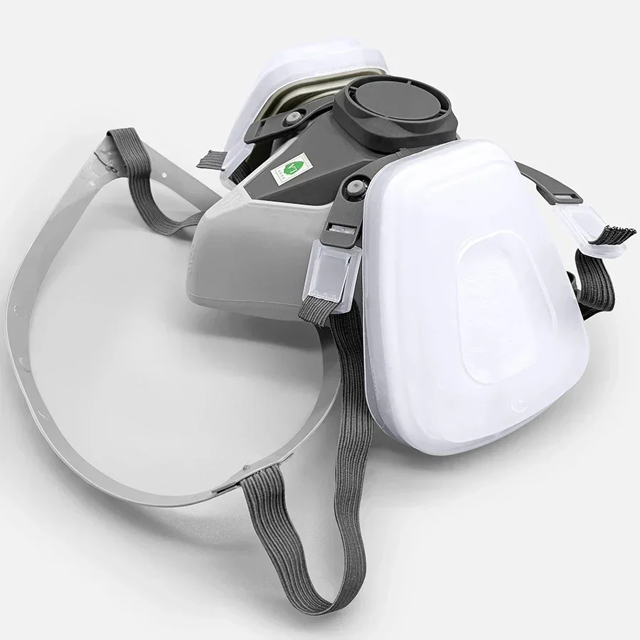Respirador antipolvo 6200 con filtros 5N11/2097 para uso industrial - imagen 5
