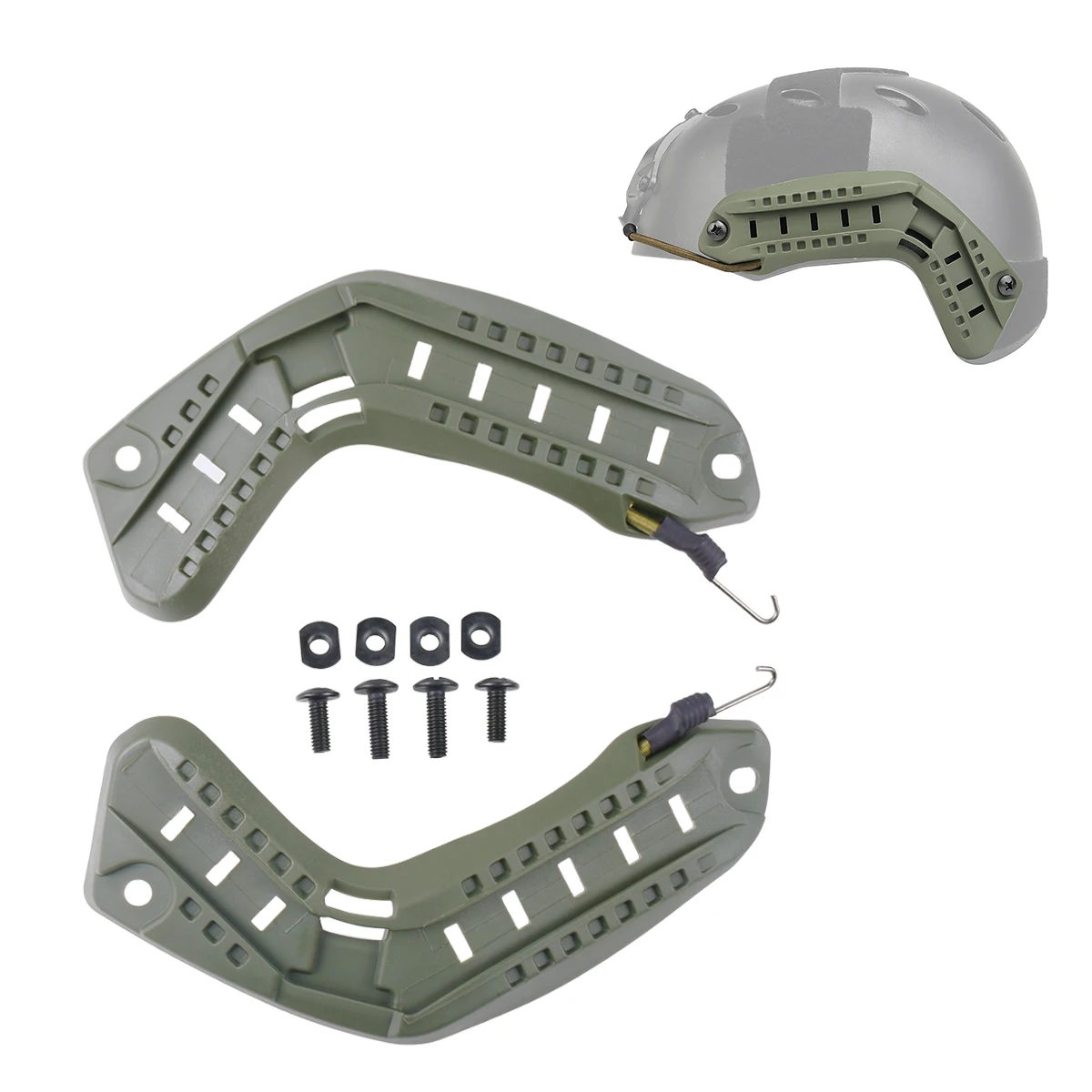 ARC FAST soporte riel para linterna táctica SureFire en casco - imagen 4
