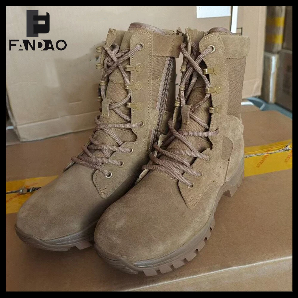 Botas tácticas impermeables con cremallera lateral, anti-perforación - imagen 2