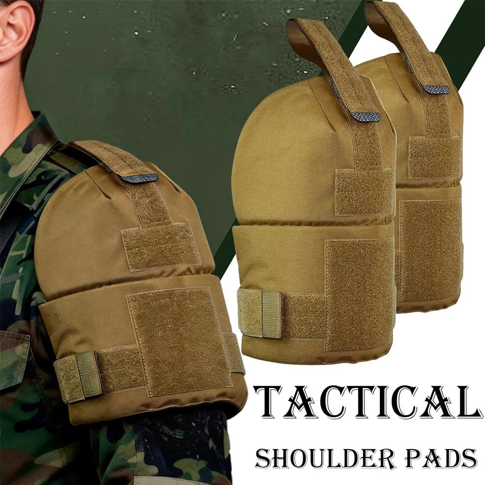 Protector de hombro táctico MOLLE deltoides ajustable para airsoft - imagen 3
